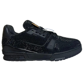 Louis Vuitton Trainer Sneaker Crystal Black